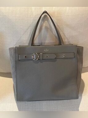 Kate Spade New York grey tote purse